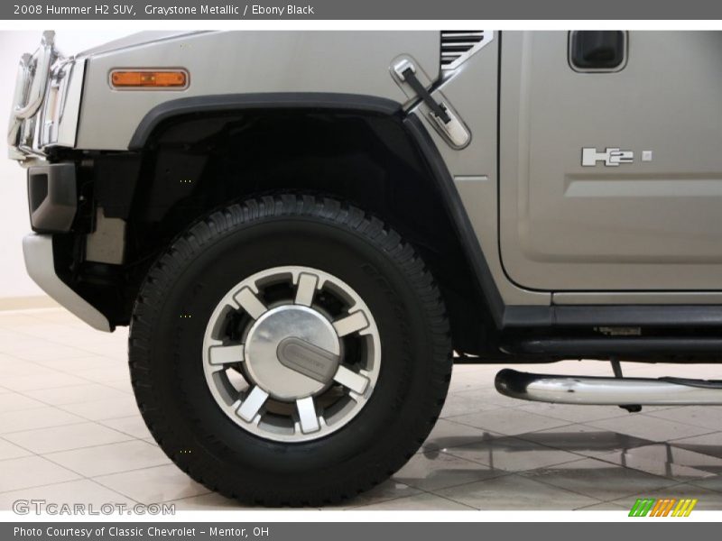 Graystone Metallic / Ebony Black 2008 Hummer H2 SUV