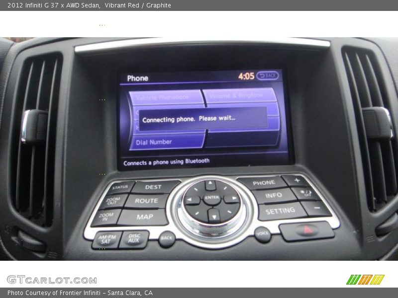 Vibrant Red / Graphite 2012 Infiniti G 37 x AWD Sedan