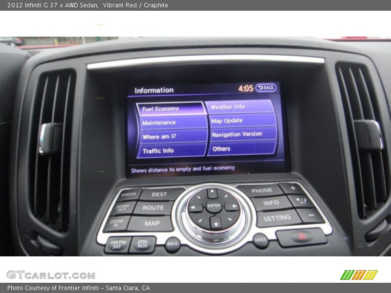 Vibrant Red / Graphite 2012 Infiniti G 37 x AWD Sedan