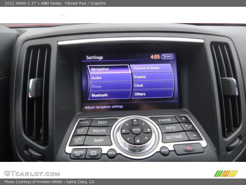 Vibrant Red / Graphite 2012 Infiniti G 37 x AWD Sedan