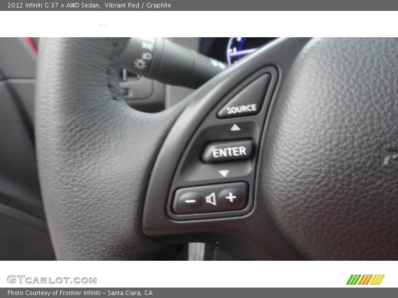 Vibrant Red / Graphite 2012 Infiniti G 37 x AWD Sedan