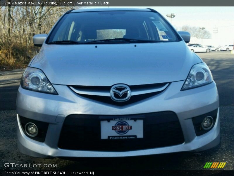 Sunlight Silver Metallic / Black 2009 Mazda MAZDA5 Touring