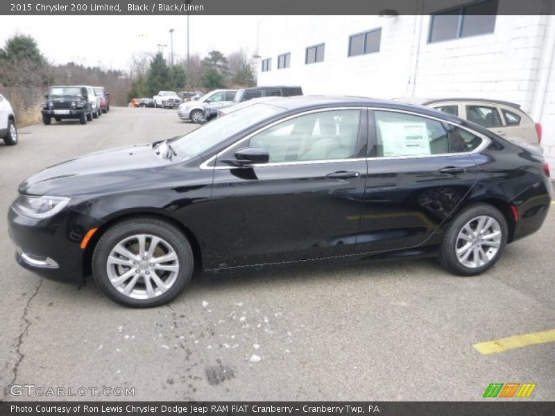 Black / Black/Linen 2015 Chrysler 200 Limited