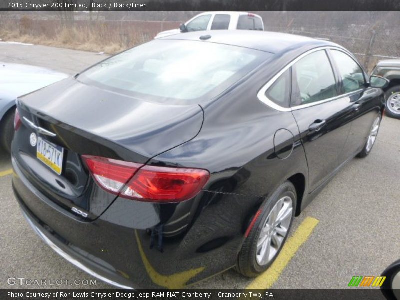 Black / Black/Linen 2015 Chrysler 200 Limited