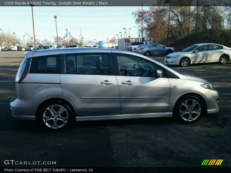 Sunlight Silver Metallic / Black 2009 Mazda MAZDA5 Touring
