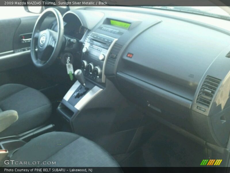 Sunlight Silver Metallic / Black 2009 Mazda MAZDA5 Touring