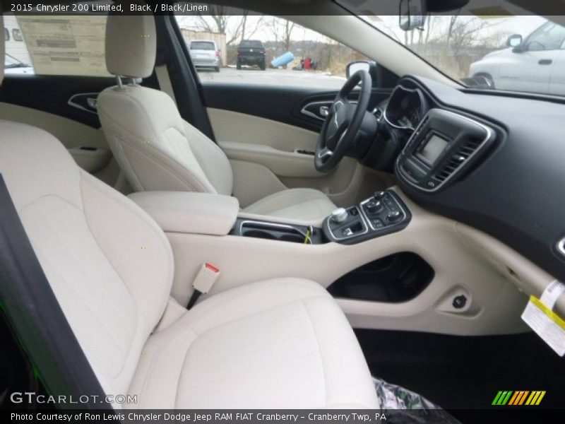 Black / Black/Linen 2015 Chrysler 200 Limited