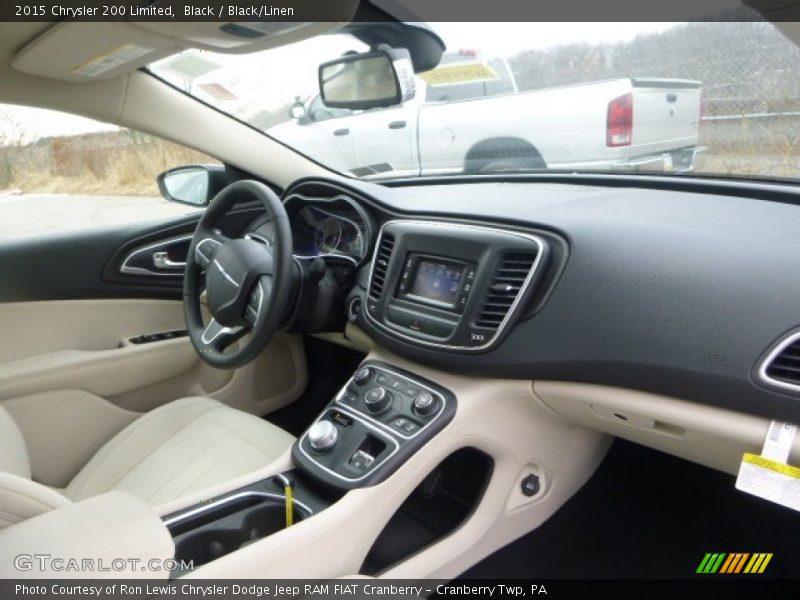 Black / Black/Linen 2015 Chrysler 200 Limited