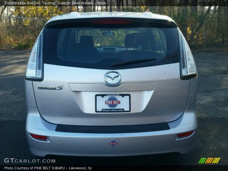 Sunlight Silver Metallic / Black 2009 Mazda MAZDA5 Touring
