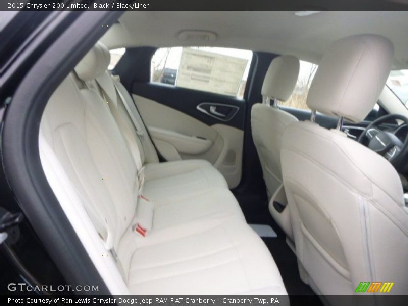 Black / Black/Linen 2015 Chrysler 200 Limited