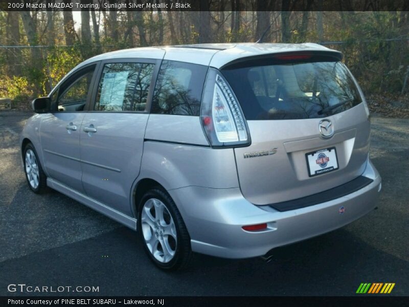Sunlight Silver Metallic / Black 2009 Mazda MAZDA5 Touring