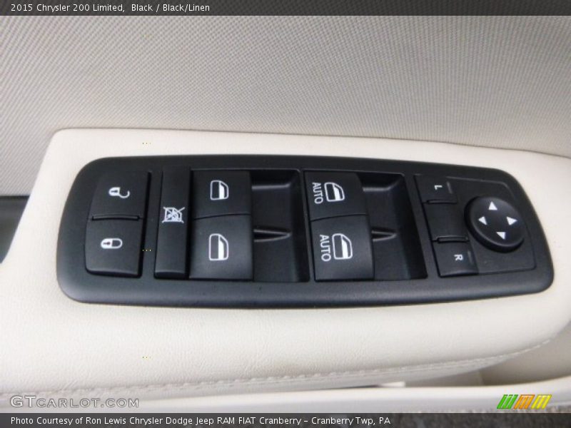 Black / Black/Linen 2015 Chrysler 200 Limited