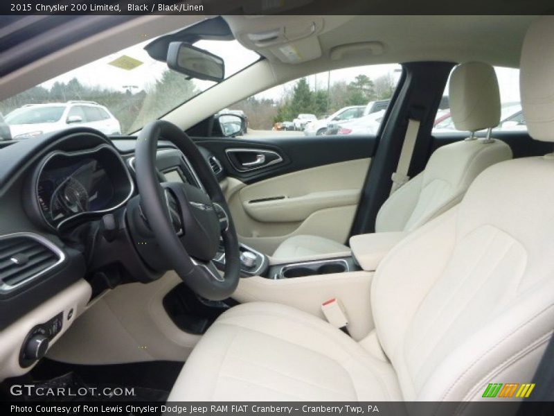 Black / Black/Linen 2015 Chrysler 200 Limited