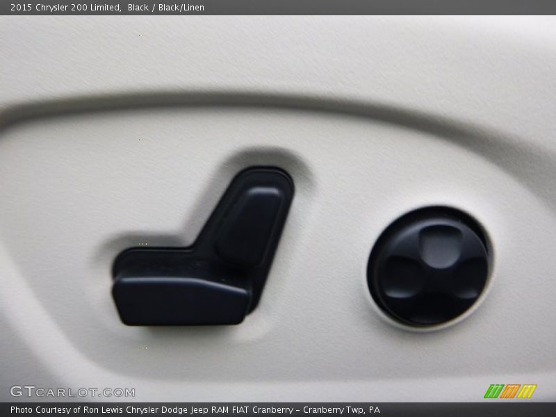 Black / Black/Linen 2015 Chrysler 200 Limited