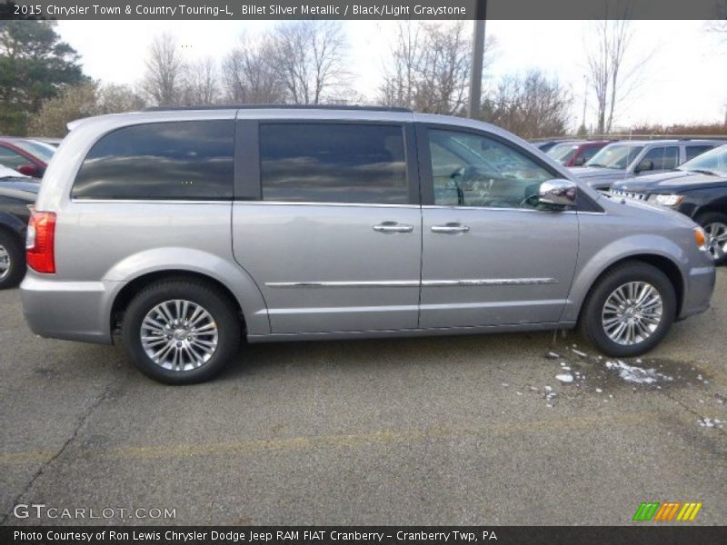 Billet Silver Metallic / Black/Light Graystone 2015 Chrysler Town & Country Touring-L