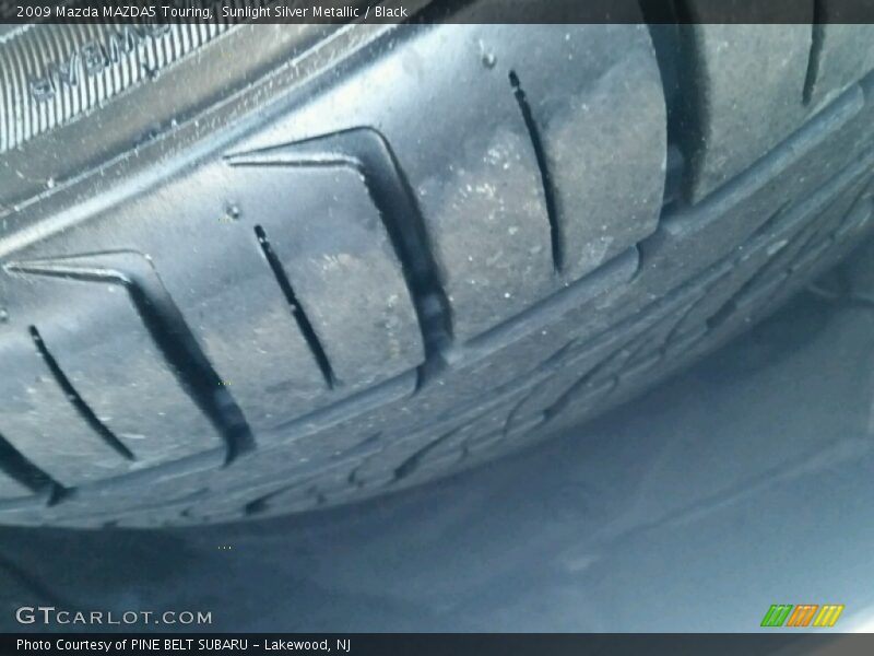 Sunlight Silver Metallic / Black 2009 Mazda MAZDA5 Touring