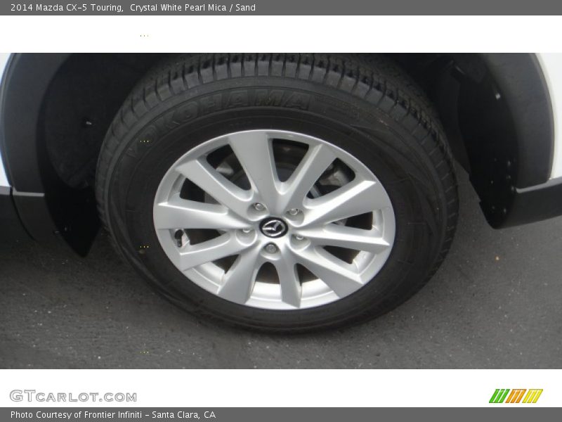 Crystal White Pearl Mica / Sand 2014 Mazda CX-5 Touring