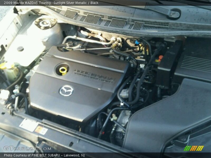 Sunlight Silver Metallic / Black 2009 Mazda MAZDA5 Touring