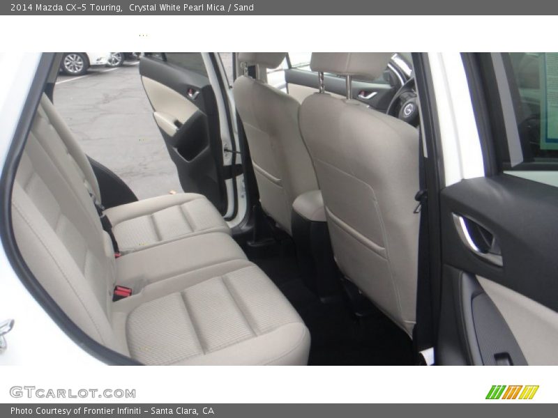 Crystal White Pearl Mica / Sand 2014 Mazda CX-5 Touring