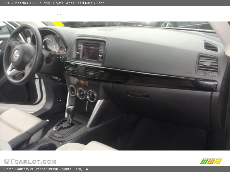 Crystal White Pearl Mica / Sand 2014 Mazda CX-5 Touring