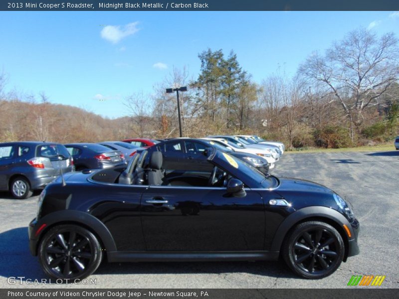 Midnight Black Metallic / Carbon Black 2013 Mini Cooper S Roadster