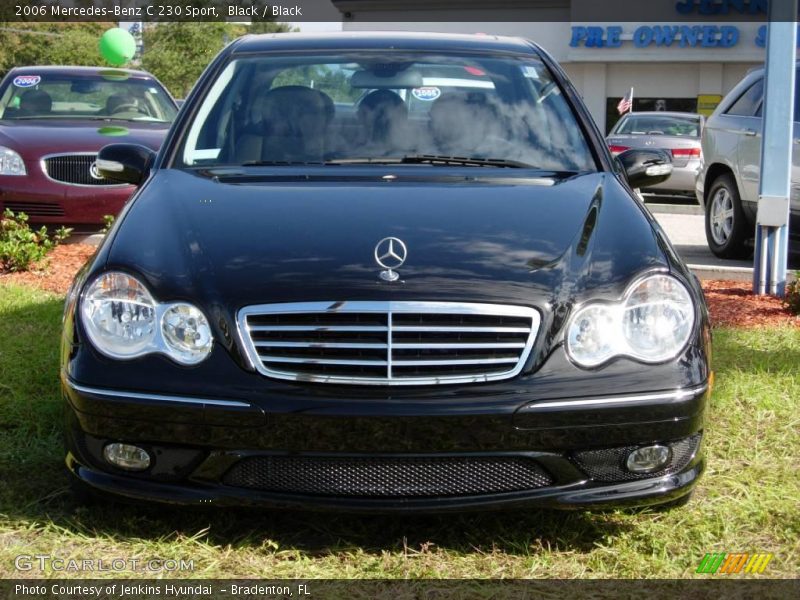 Black / Black 2006 Mercedes-Benz C 230 Sport