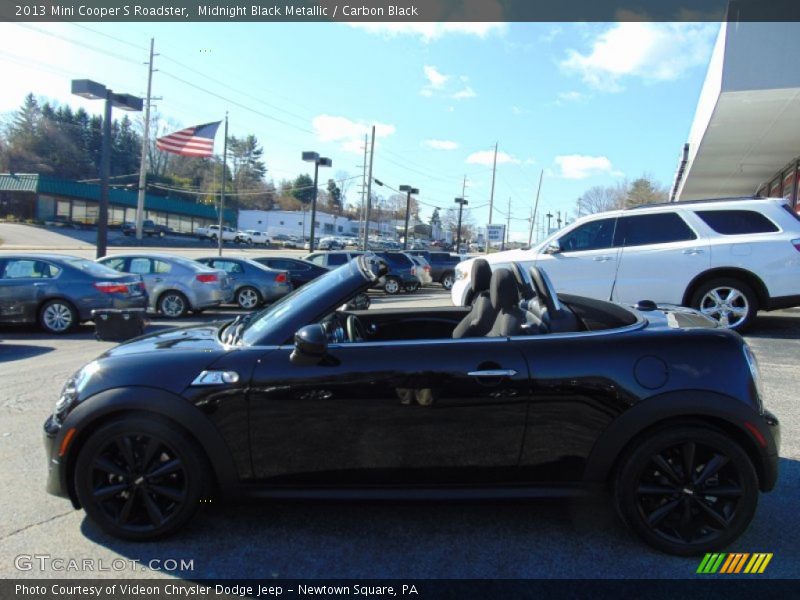 Midnight Black Metallic / Carbon Black 2013 Mini Cooper S Roadster