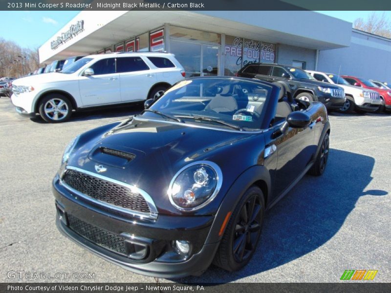 Midnight Black Metallic / Carbon Black 2013 Mini Cooper S Roadster
