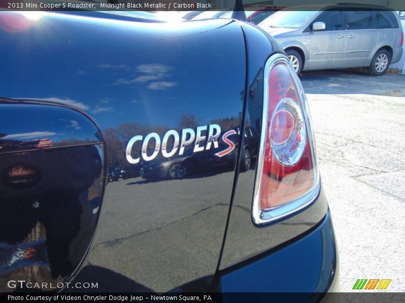 Midnight Black Metallic / Carbon Black 2013 Mini Cooper S Roadster