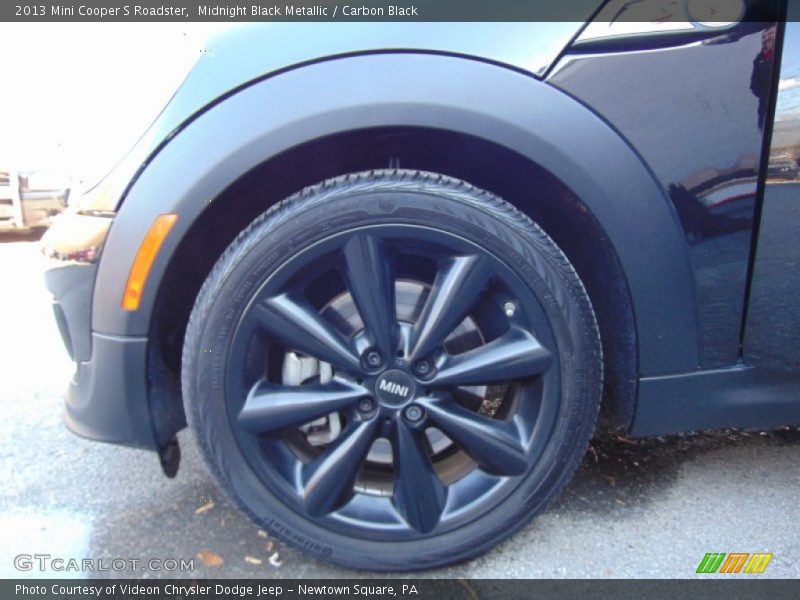 Midnight Black Metallic / Carbon Black 2013 Mini Cooper S Roadster
