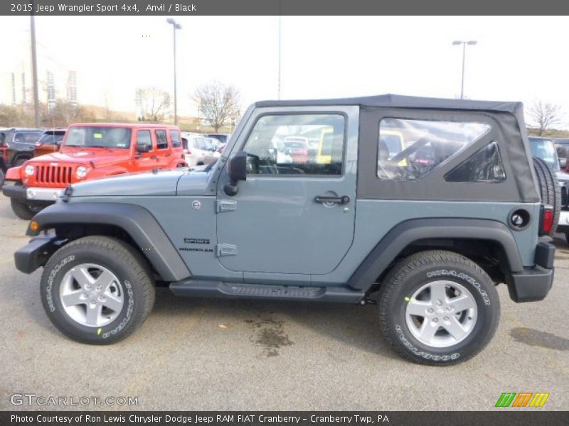 Anvil / Black 2015 Jeep Wrangler Sport 4x4