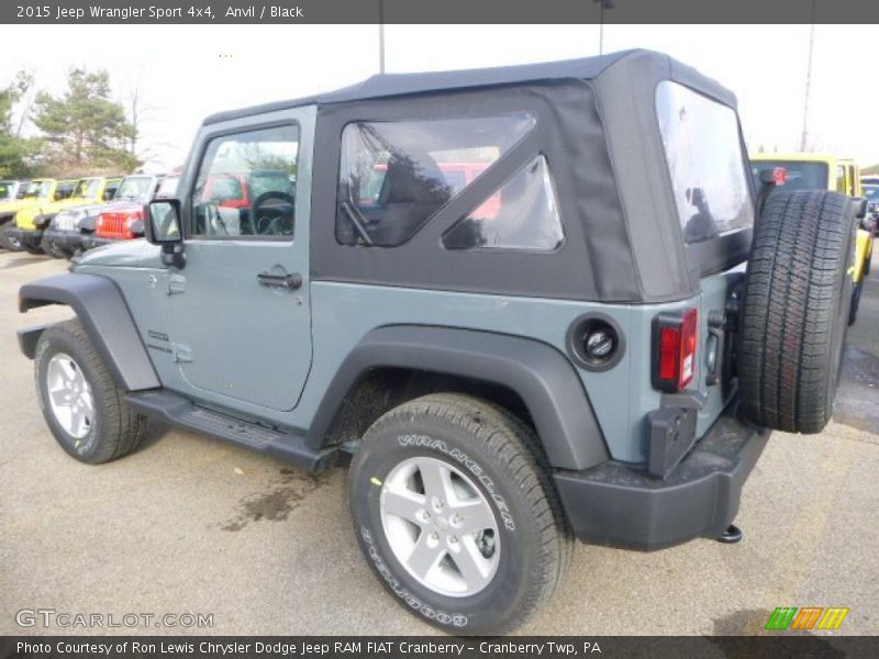 Anvil / Black 2015 Jeep Wrangler Sport 4x4