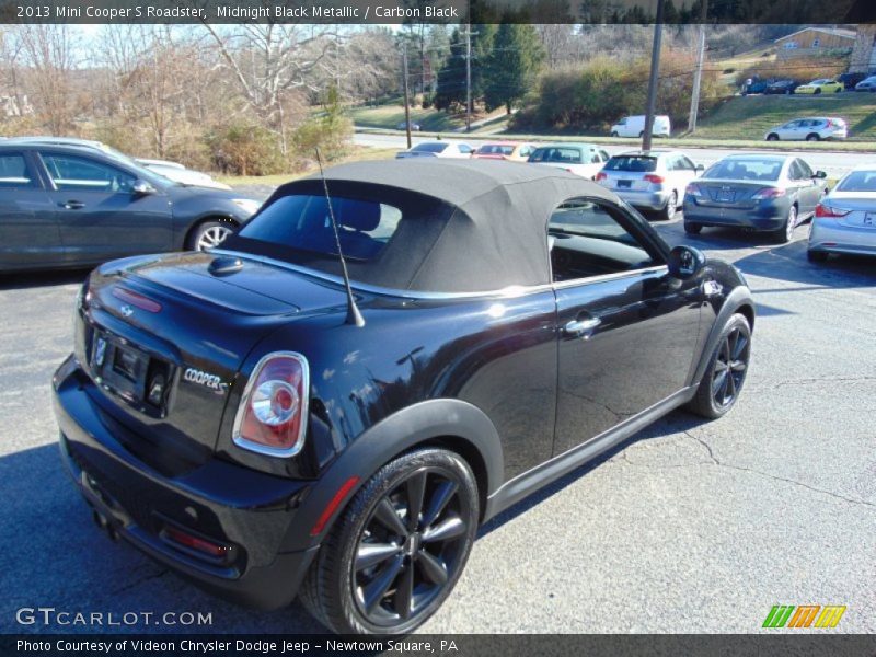 Midnight Black Metallic / Carbon Black 2013 Mini Cooper S Roadster
