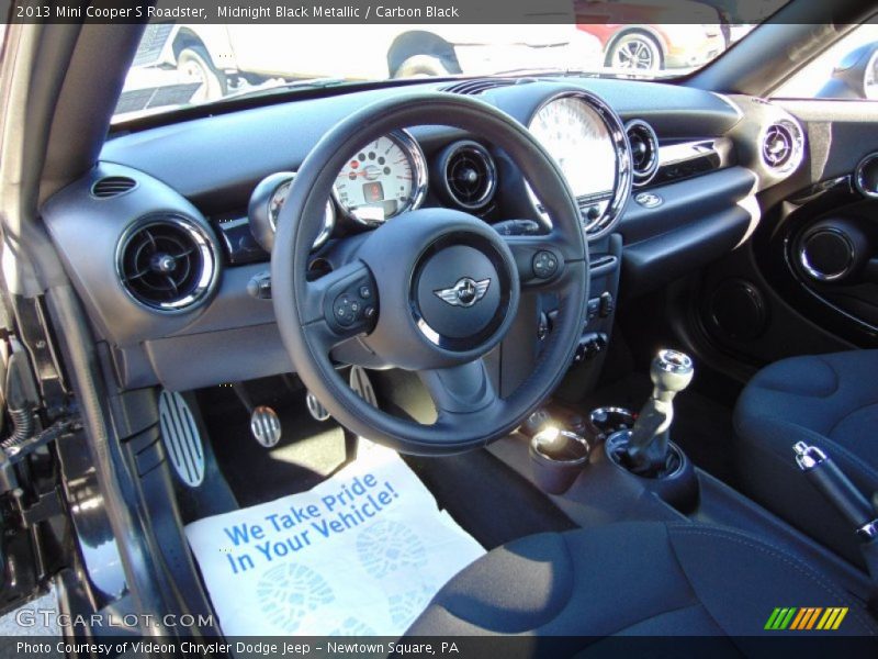 Midnight Black Metallic / Carbon Black 2013 Mini Cooper S Roadster