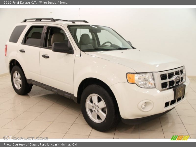 White Suede / Stone 2010 Ford Escape XLT