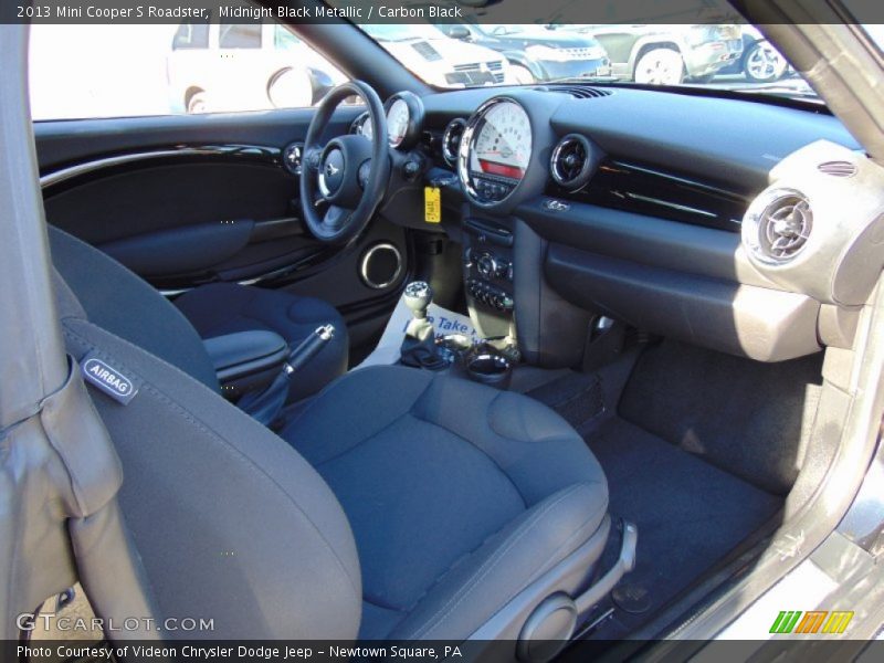 Midnight Black Metallic / Carbon Black 2013 Mini Cooper S Roadster