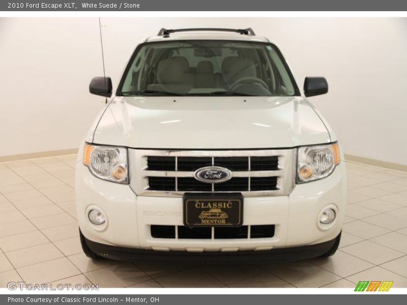 White Suede / Stone 2010 Ford Escape XLT