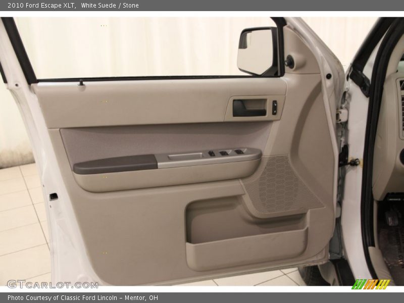 White Suede / Stone 2010 Ford Escape XLT