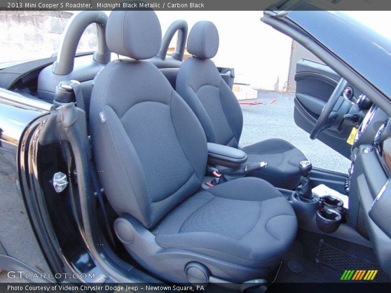 Midnight Black Metallic / Carbon Black 2013 Mini Cooper S Roadster