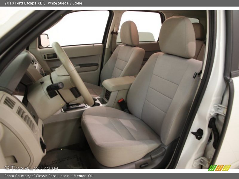 White Suede / Stone 2010 Ford Escape XLT