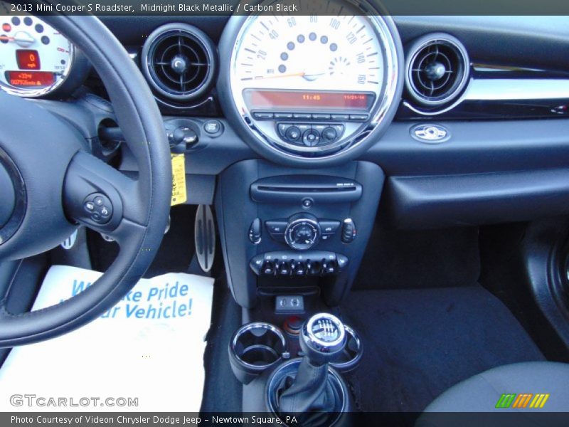 Midnight Black Metallic / Carbon Black 2013 Mini Cooper S Roadster