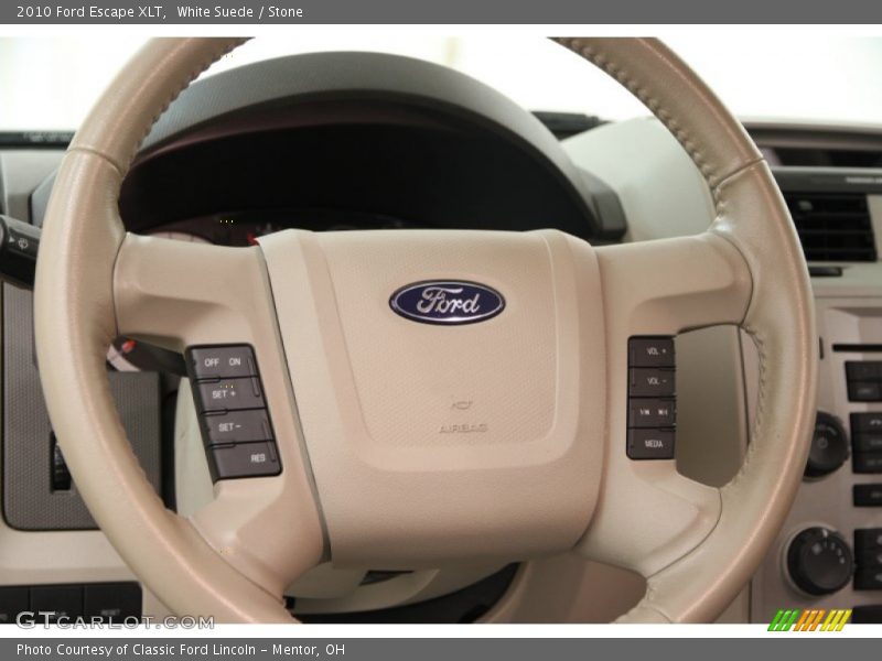 White Suede / Stone 2010 Ford Escape XLT