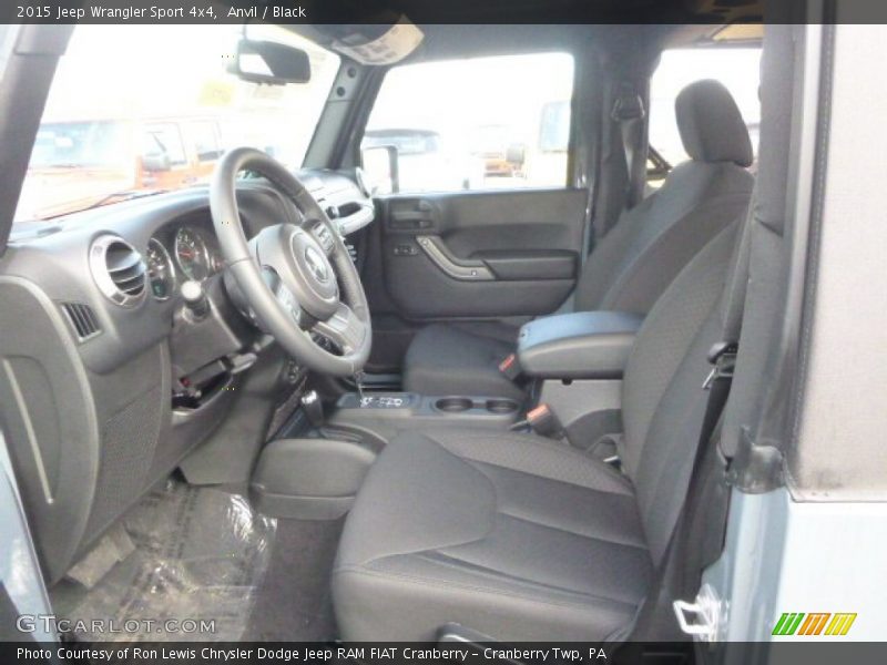 Anvil / Black 2015 Jeep Wrangler Sport 4x4