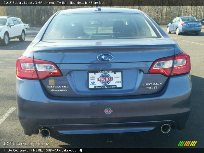 Twilight Blue Metallic / Slate Black 2015 Subaru Legacy 3.6R Limited