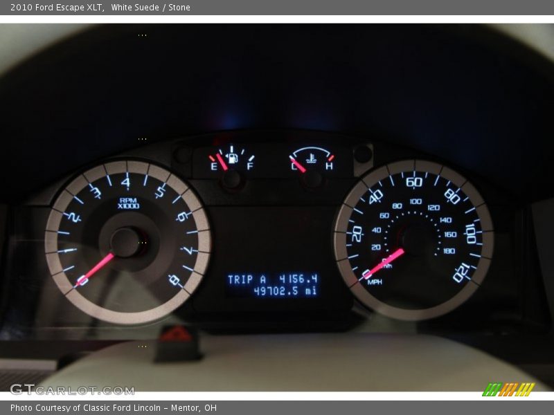 White Suede / Stone 2010 Ford Escape XLT
