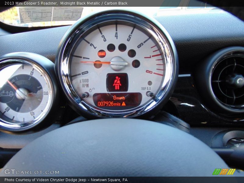 Midnight Black Metallic / Carbon Black 2013 Mini Cooper S Roadster