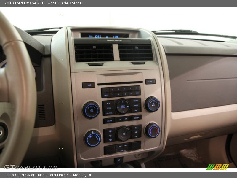 White Suede / Stone 2010 Ford Escape XLT
