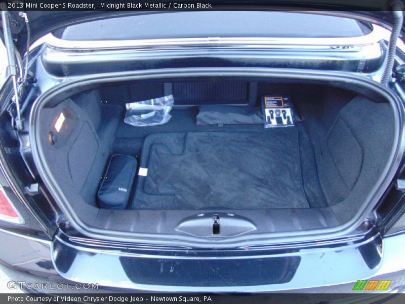 Midnight Black Metallic / Carbon Black 2013 Mini Cooper S Roadster