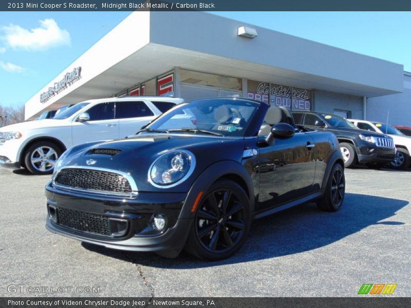 Midnight Black Metallic / Carbon Black 2013 Mini Cooper S Roadster