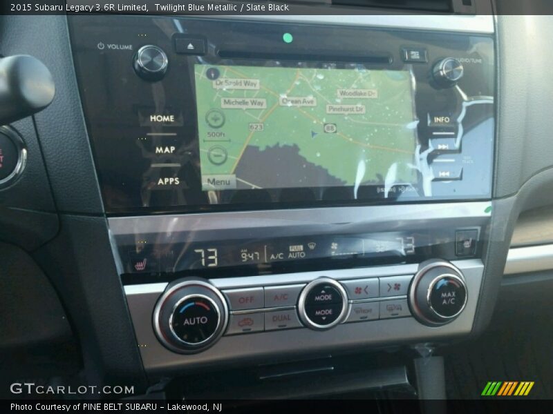 Twilight Blue Metallic / Slate Black 2015 Subaru Legacy 3.6R Limited